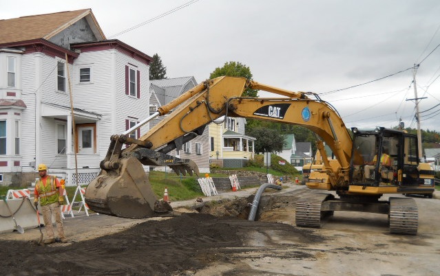 image of water main replacement berlin nh 